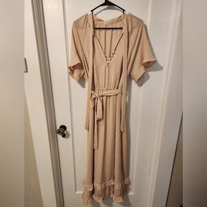 Forever 21 Cream Dress